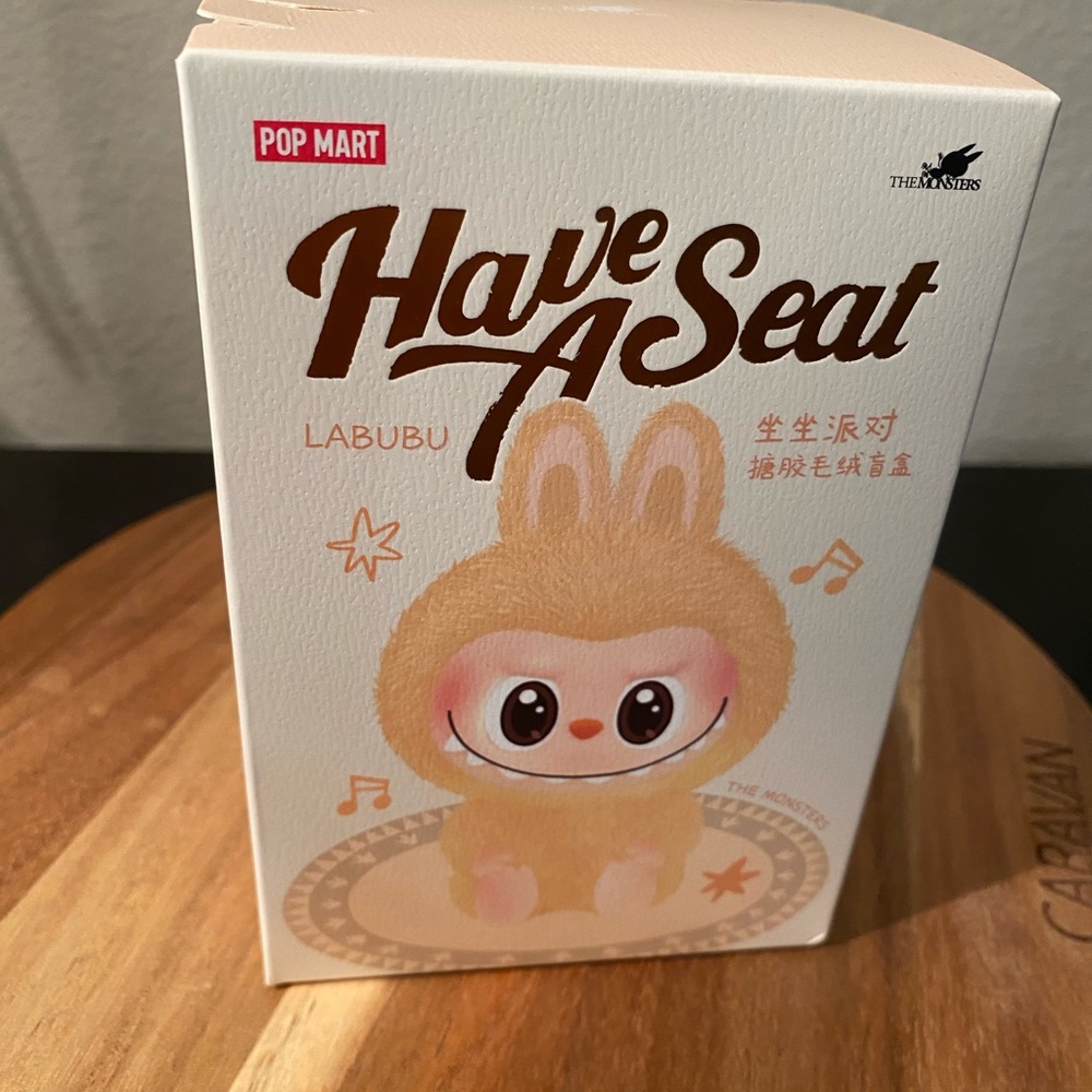 Pop Mart- Authentic Have a Seat Labubu (Unopened/Sealed box)